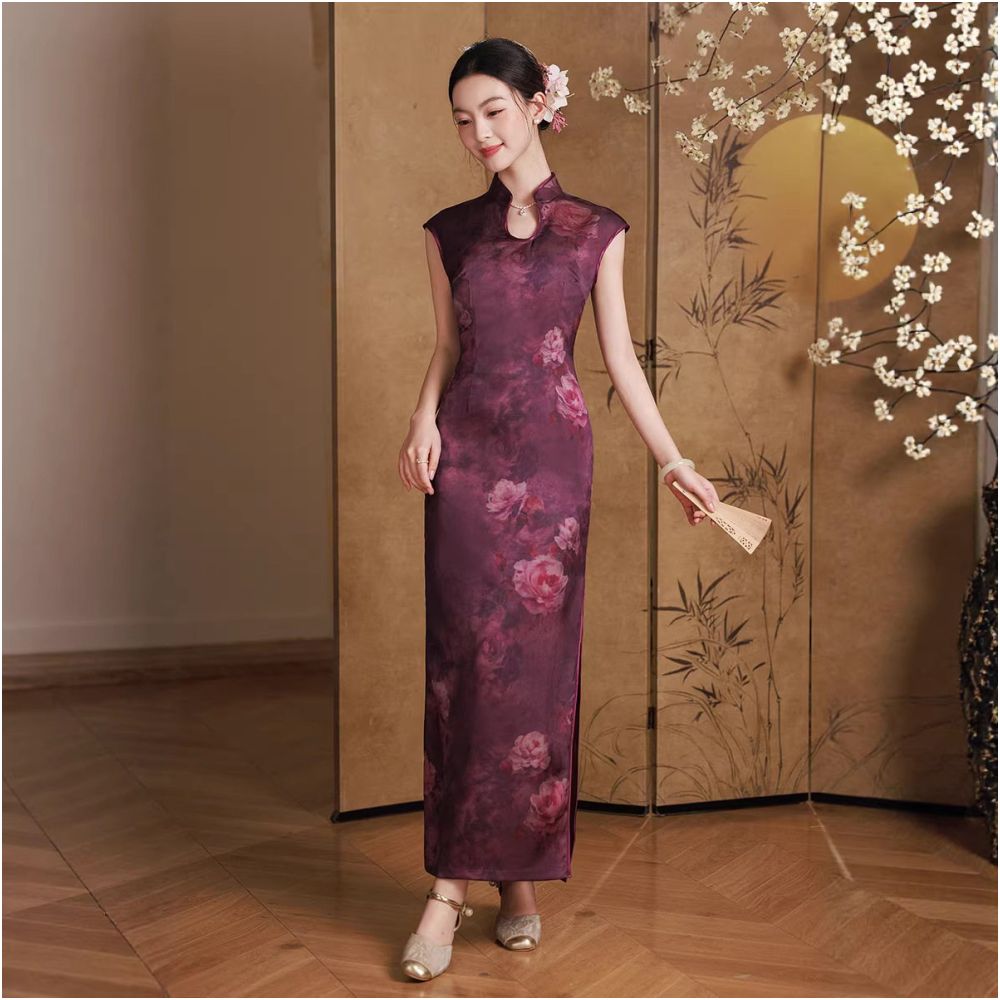 Yi Hongyan Tang Zhiyu Manloulan 2026 New Style Chuandao Qiwei Same Style Liyanzhai Cheongsam with a Cool and Elegant Jiangnan Style image 3