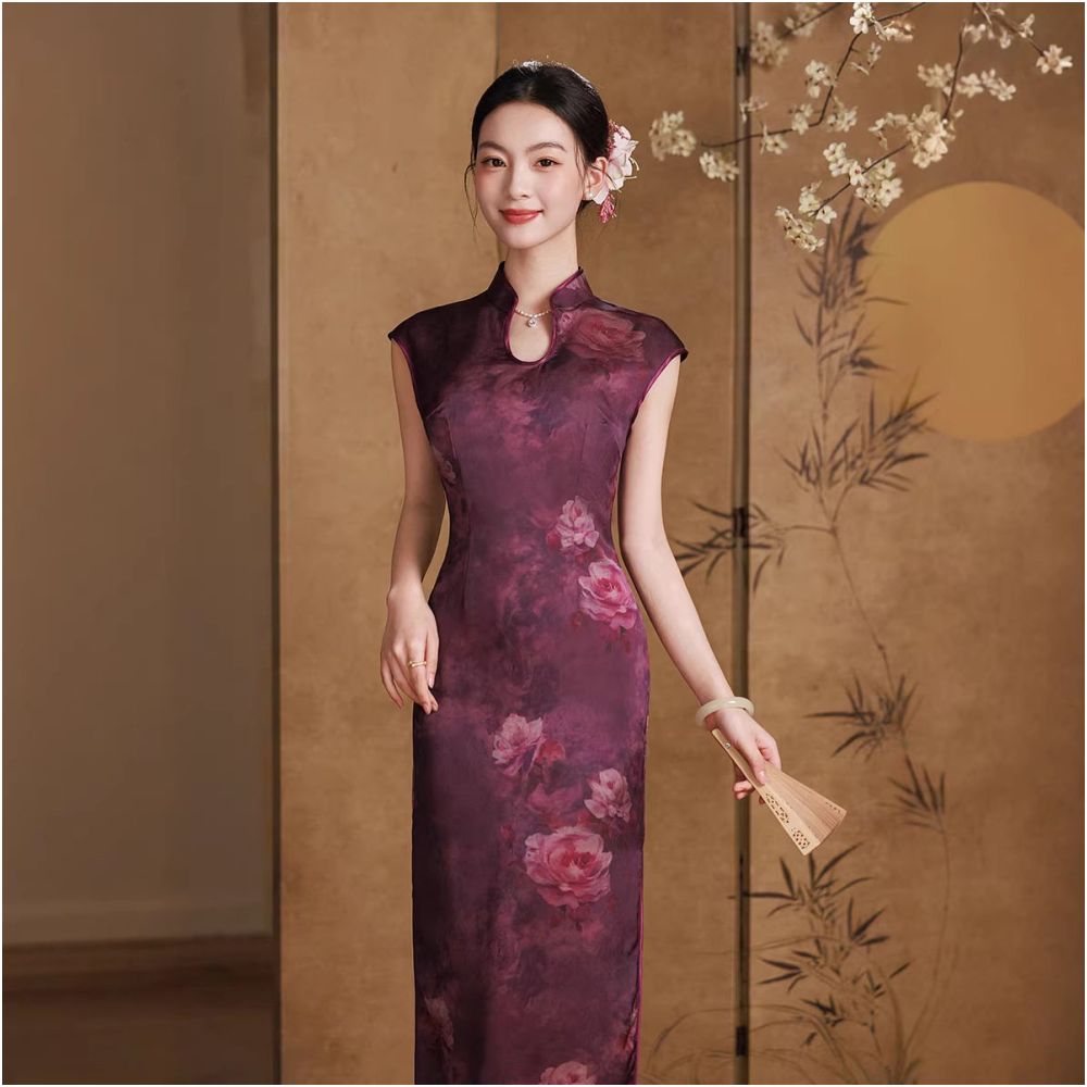 Yi Hongyan Tang Zhiyu Manloulan 2026 New Style Chuandao Qiwei Same Style Liyanzhai Cheongsam with a Cool and Elegant Jiangnan Style image 4
