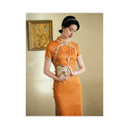 New Chinese Retro Style Improved Cheongsam 2026 New Style Young and High End Fashion Show Evening Gown image 1
