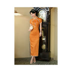 New Chinese Retro Style Improved Cheongsam 2026 New Style Young and High End Fashion Show Evening Gown image 2