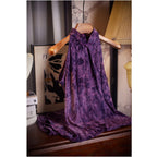 Violet Floral Sleeveless Blouse | Neo-Chinese Cheongsam-Inspired Top, Elegant Evening Wear, Modern Heritage Style