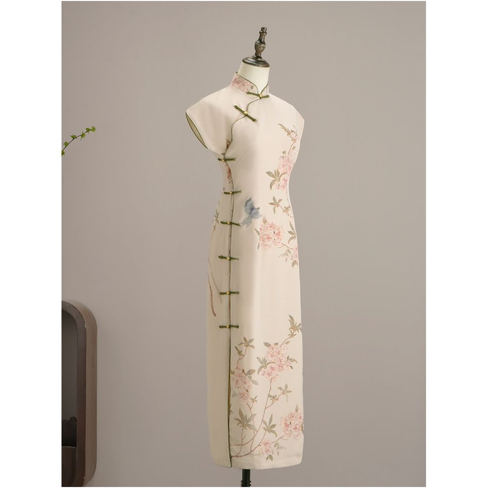 Exquisite cheongsam with full opening traditional style 2026 new style for women modern Chinese style youthful and retro Republic of China era everyday wear image 4