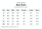 Size chart (inches)