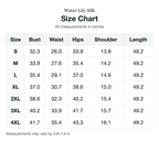 Size chart (inches)