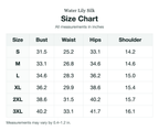 Size chart (inches)