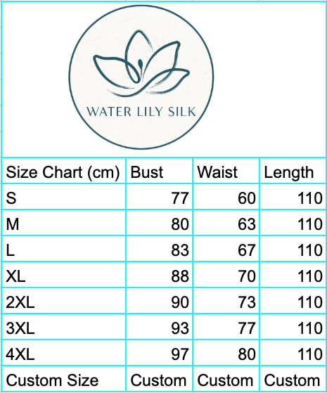Size chart (cm)