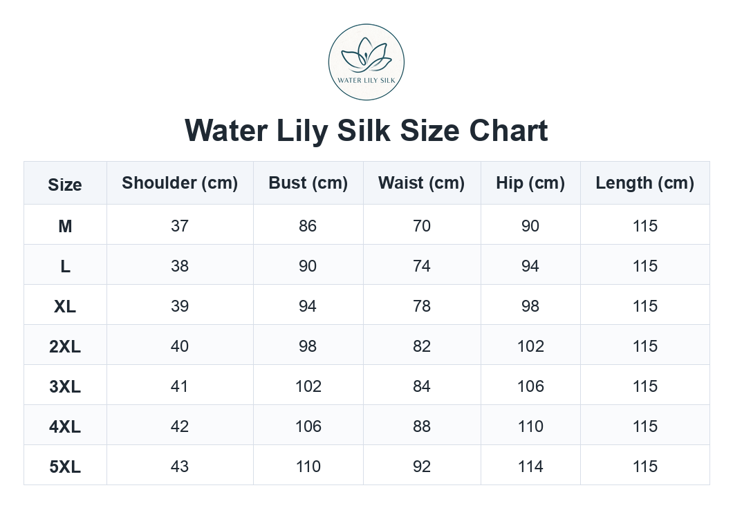 Size chart (cm)