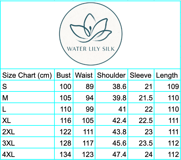 Size chart (cm)