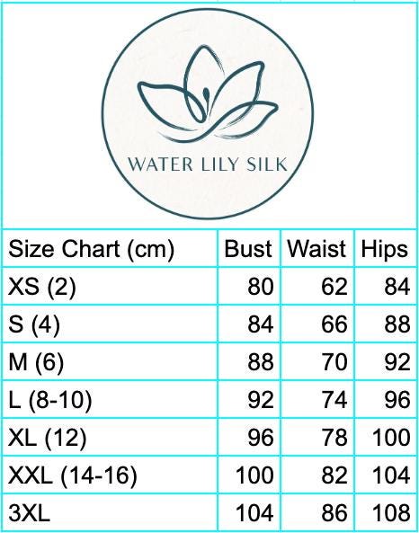 Size chart (cm)