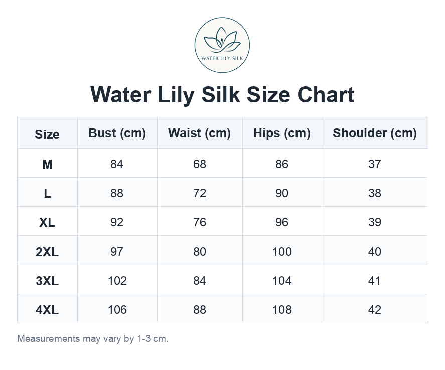 Size chart (cm)