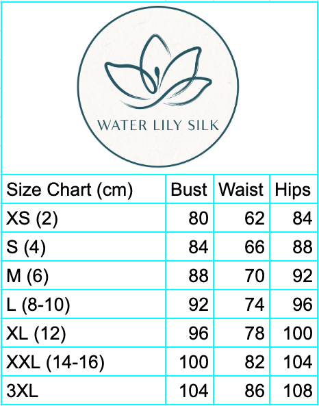 Size chart (cm)