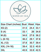 Size chart (inches)