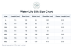 Size chart (cm)