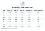 Size chart (inches)