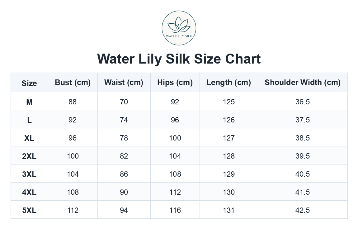 Size chart (cm)