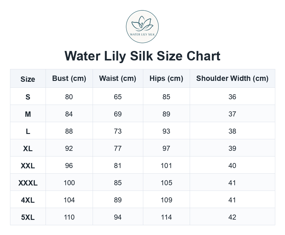 Size chart (cm)