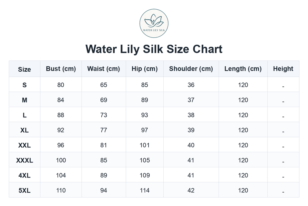 Size chart (cm)