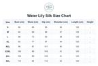 Size chart (cm)