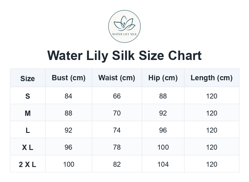 Size chart (cm)