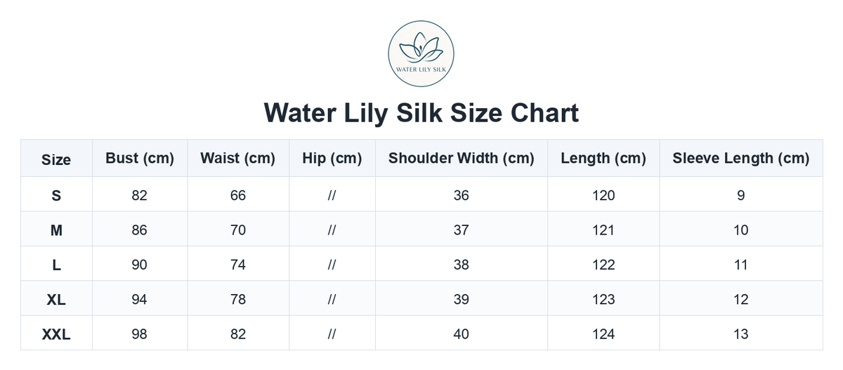 Size chart (cm)