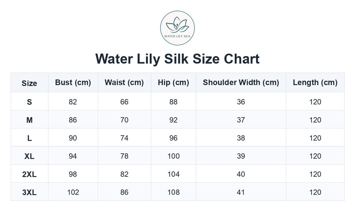 Size chart (cm)