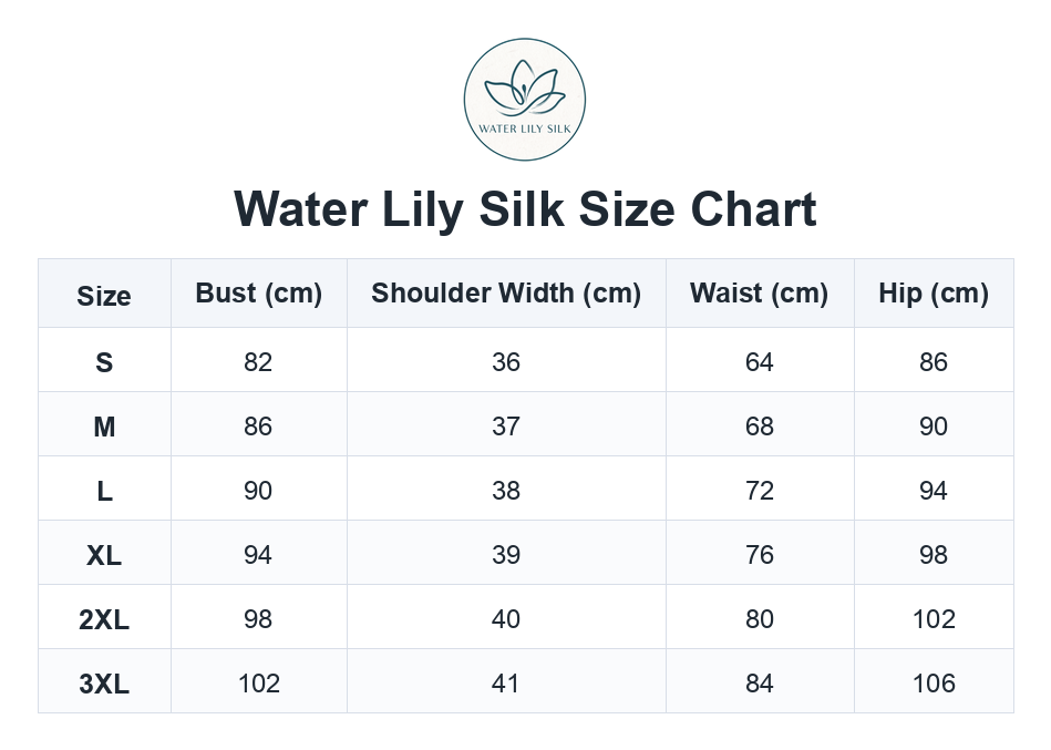 Size chart (cm)