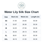 Size chart (inches)