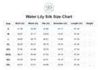 Size chart (inches)